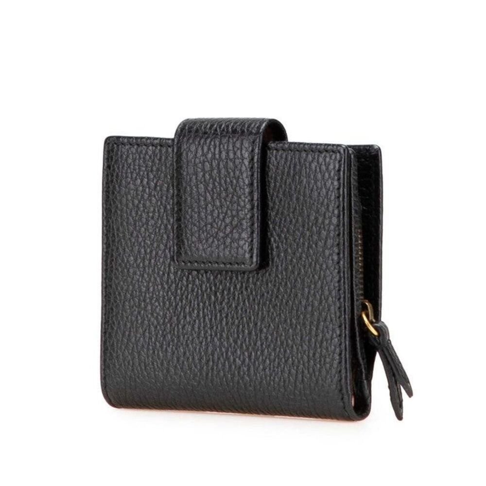 Pre Loved gucci Square Wallet Bow Accent Women black | black Wallets - Picture 2 of 8